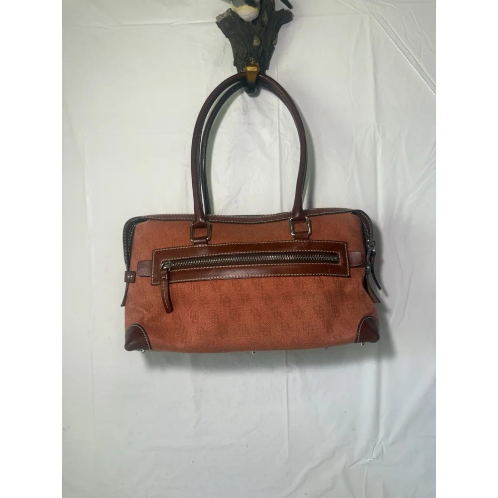 Dooney & Bourke Double Pocket Signature Satchel